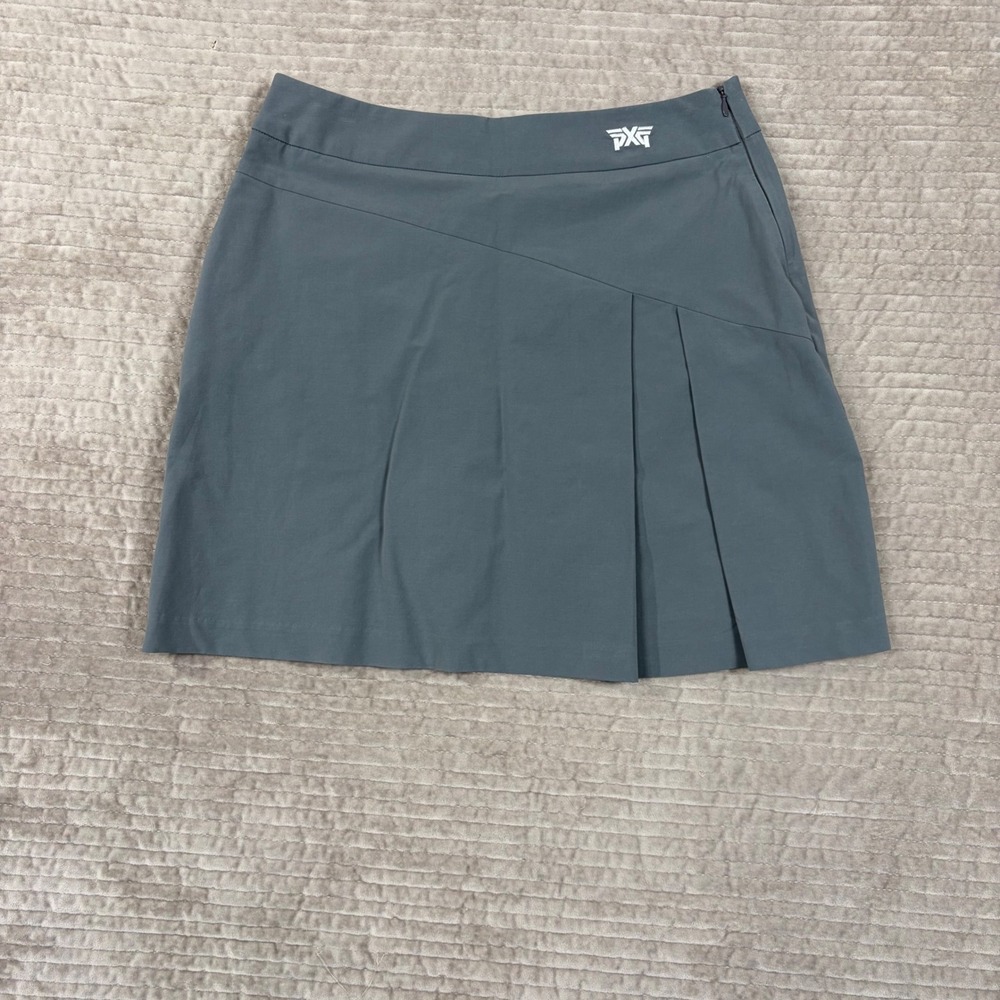 PXG Parsons Xtreme Golf Womens Gray Pleated Athletic Skort WS23ABK0-41 Size M